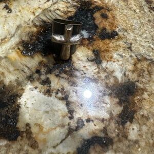 Silver Cross Napkin Ring